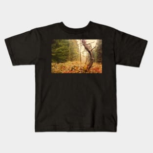 The Autumn Dancing Pine Kids T-Shirt